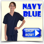 Navy Blue Toddler Scrubs