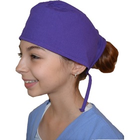 Purple Toddler Scrub Cap