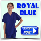 Royal Blue Toddler Scrubs