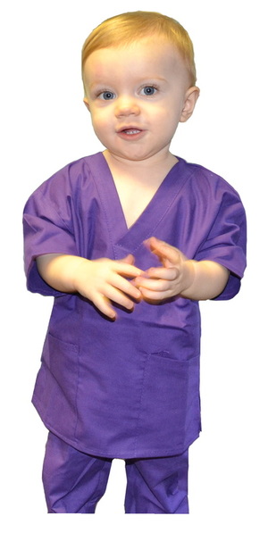 Toddler Scrubs Purple